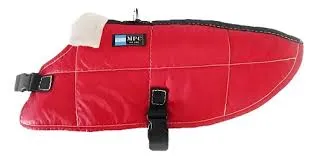 MPC - ABRIGO BAXER IMPERMEABLE CON CORDERITO TALLE 50 ROJO