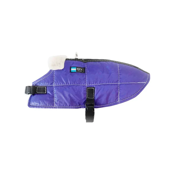 MPC - ABRIGO BAXER IMPERMEABLE CON CORDERITO TALLE 45 AZUL FRANCIA