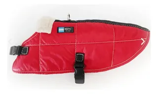 MPC - ABRIGO BAXER IMPERMEABLE CON CORDERITO TALLE 45 ROJO