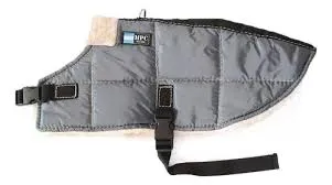 MPC - ABRIGO BAXER IMPERMEABLE CON CORDERITO TALLE 35 GRIS