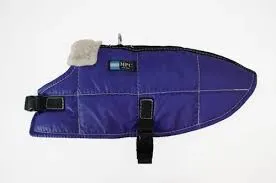 MPC - ABRIGO BAXER IMPERMEABLE CON CORDERITO TALLE 65 AZUL FRANCIA
