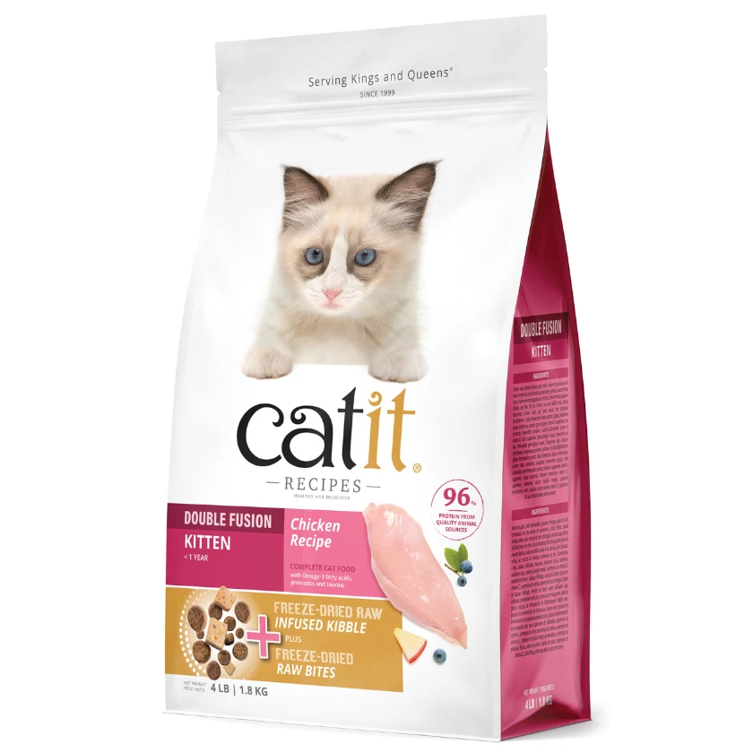 CATIT - RECIPES DOUBLE FUSION KITTEN HASTA 1 AÑO 1.8KG