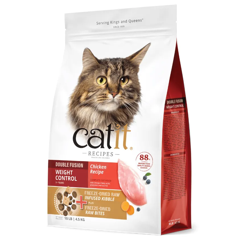 CATIT - RECIPES DOUBLE FUSION WEIGHT CONTROL+1 AÑO 1.8KG