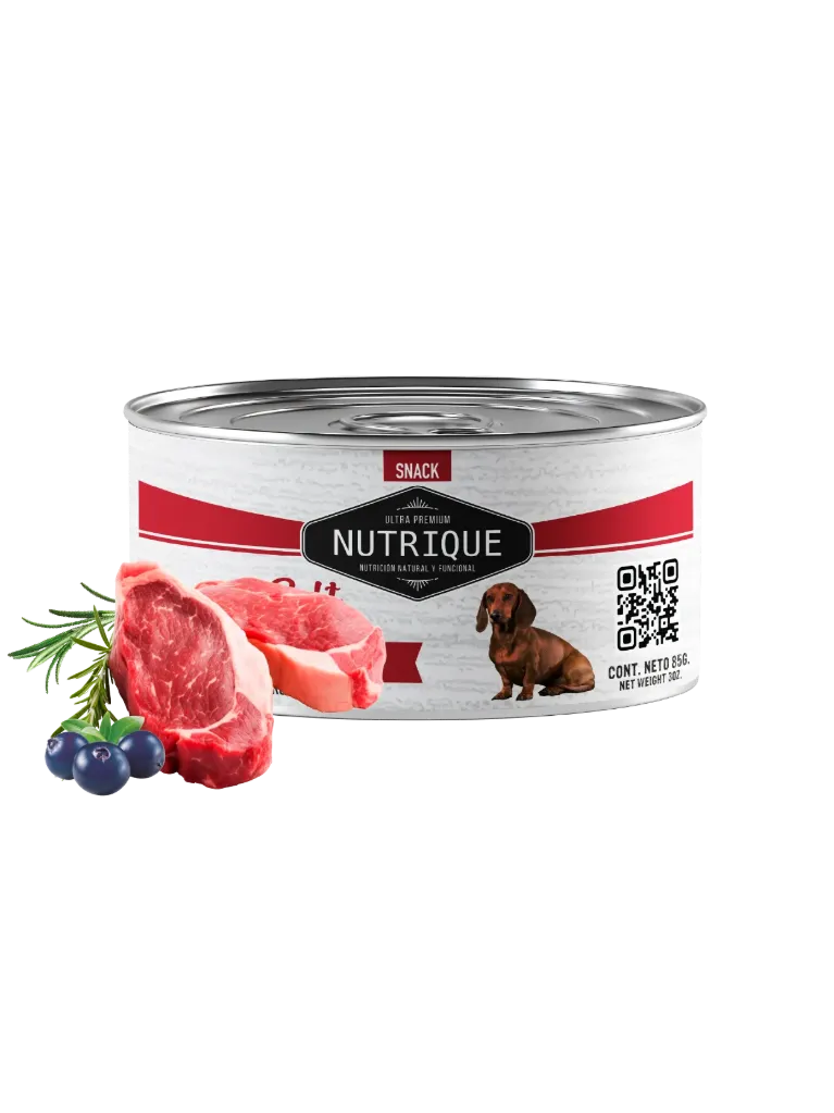 NUTRIQUE - SOFT CREAM PERRO CARNE 85GR