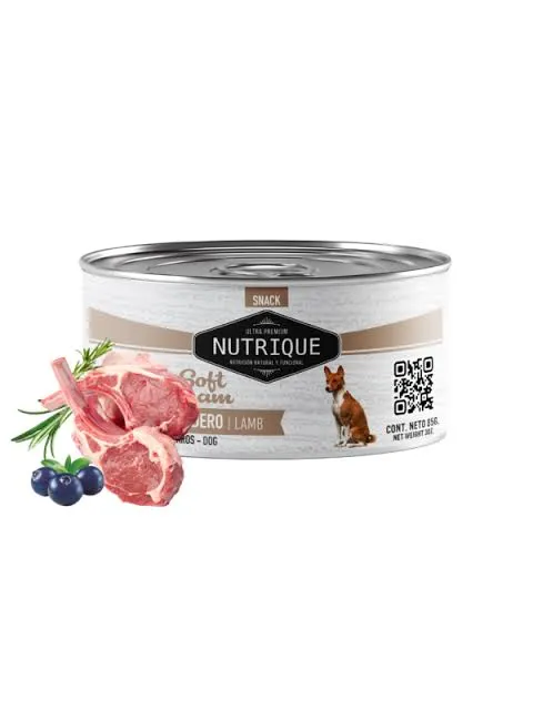 NUTRIQUE - SOFT CREAM PERROS CORDERO 85GR