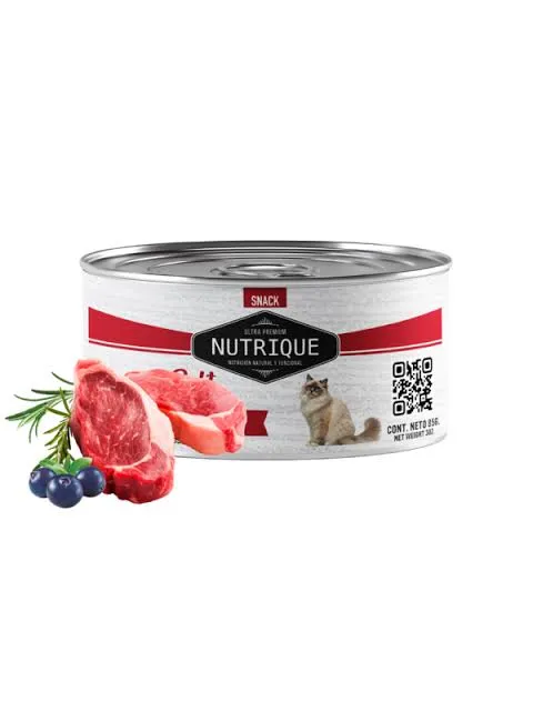 NUTRIQUE - SOFT CREAM GATOS CARNE 85GR