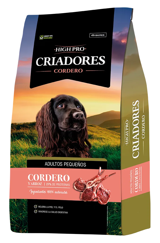 MAINTENANCE CRIADORES - HIGH PRO PERRO ADULTO RAZA PEQUEÑA CORDERO 3KG