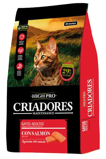 MAINTENANCE CRIADORES - HIGH PRO GATO ADULTO SALMON 3KG