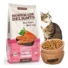 HOMEMADE DELIGHTS - SALMON Y ZANAHORIA GATO ADULTO 3KG