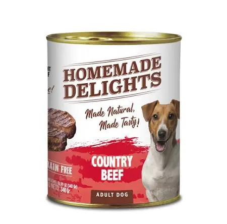 HOMEMADE DELIGHTS - COUNTRY BEEF ADULTO DOG 340GR