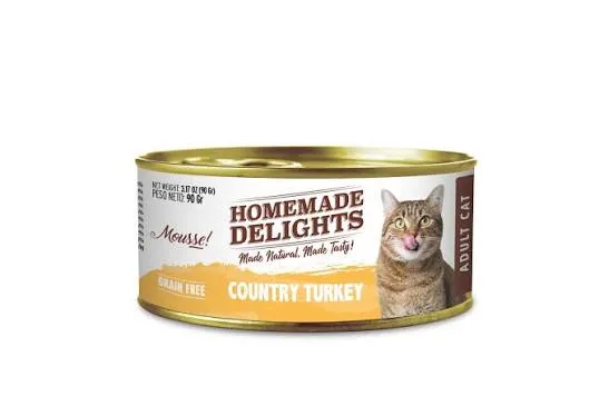 HOMEMADE DELIGHTS - COUNTRY TURKEY ADULTO CAT 90GR