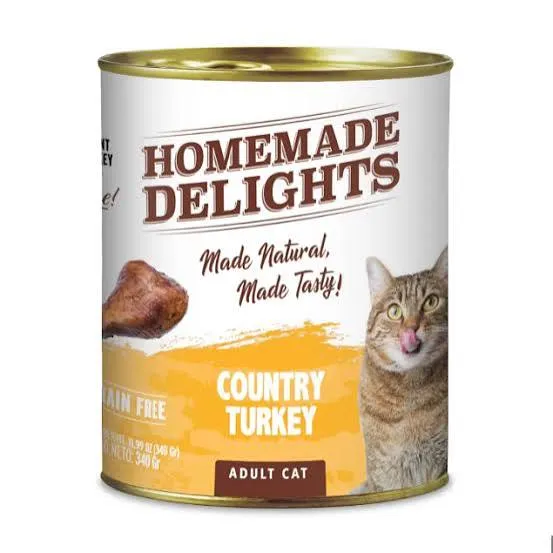 HOMEMADE DELIGHTS - COUNTRY TURKEY ADULTO CAT 340GR