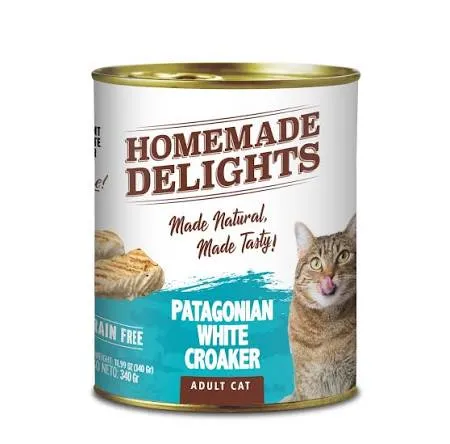 HOMEMADE DELIGHTS - WHITE CROAKER ADULTO CAT 340GR