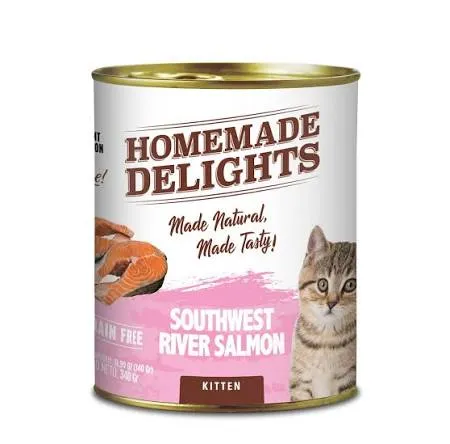 HOMEMADE DELIGHTS - RIVER SALMON KITTEN 340GR